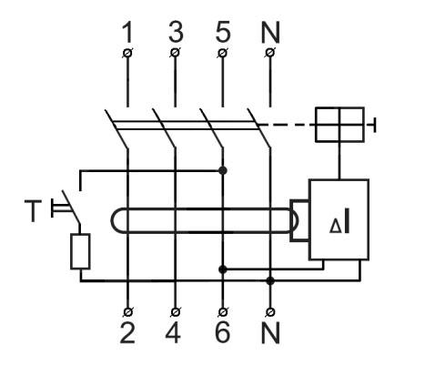 Устройство защитного отключения АСКО НОМЕ 4P 16A 30 мА тип AC (ECO020020001) - фото 6