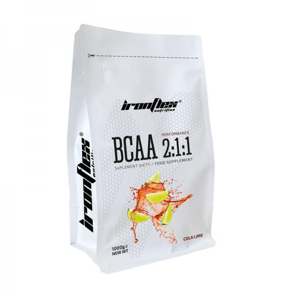 Амінокислоти BCAA Performance 2-1-1 1000 г Cola lime