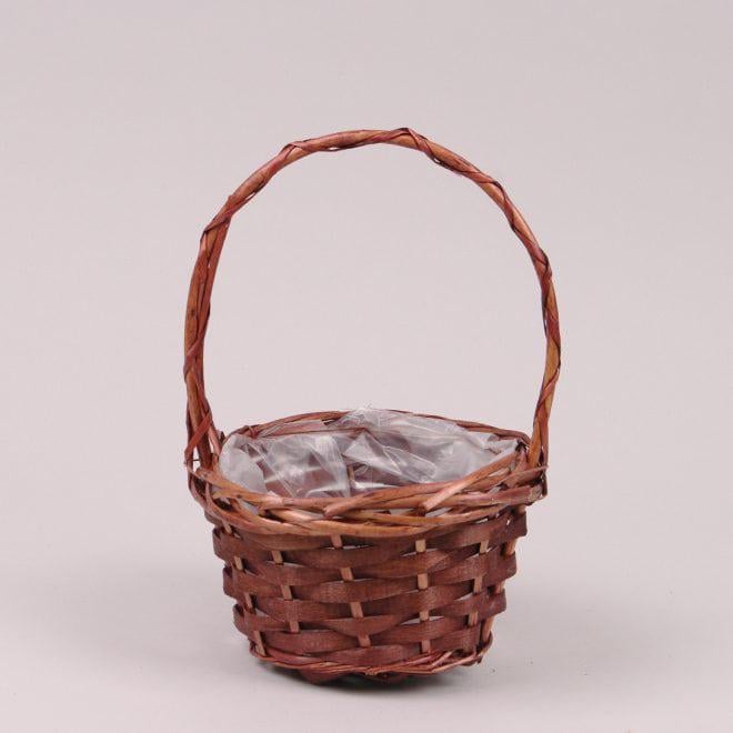 Корзина из лозы Flora d 16 см Коричневый (39665)