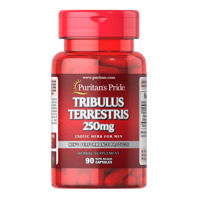 Бустер тестостерона Puritan's Pride Tribulus Terrestris 250 mg 90 капс. (00000002397)