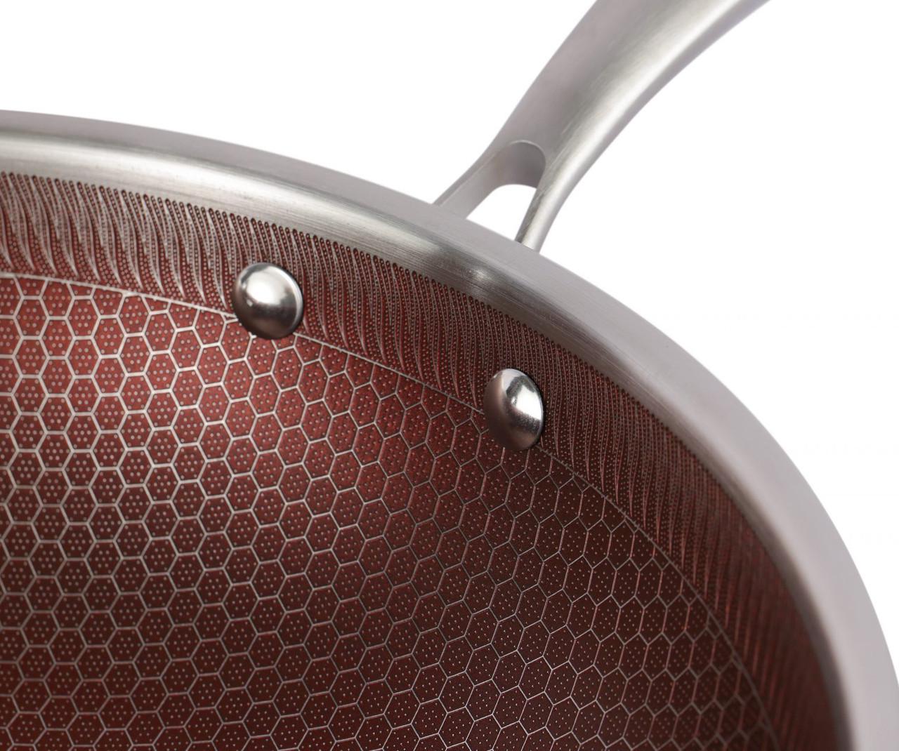 Сковорода Edenberg с антипригарным покрытием и стеклянной крышкой 32x9,5 см (EB-14110) - фото 3 Сковорода Edenberg с антипригарным покрытием и стеклянной крышкой 32x9,5 см (EB-14110) - фото 3