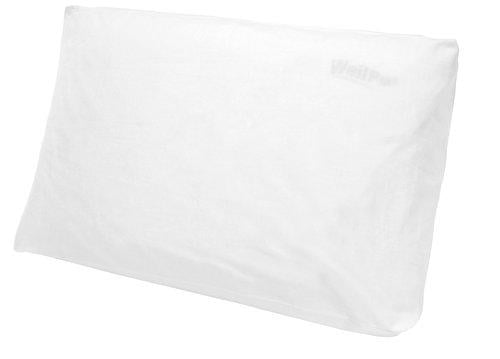 Наволочка анатомическая хлопковая 40x60x11 см Белый