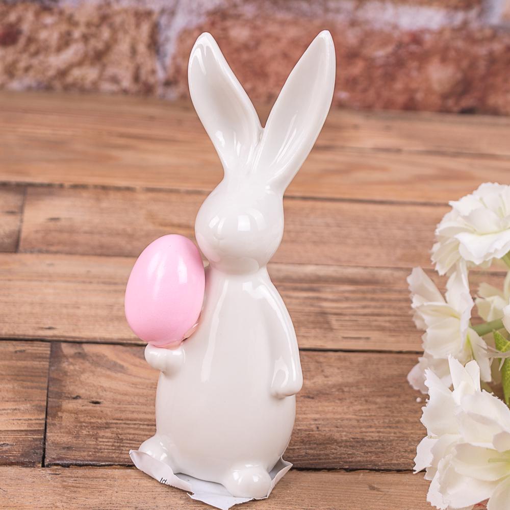 Статуэтка Заяц с розовым яйцом №1 (3603-1)