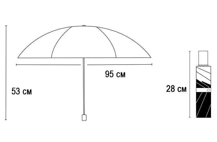 Парасолька автоматична Super prevent sun 2в1 (1008819-Green) - фото 4