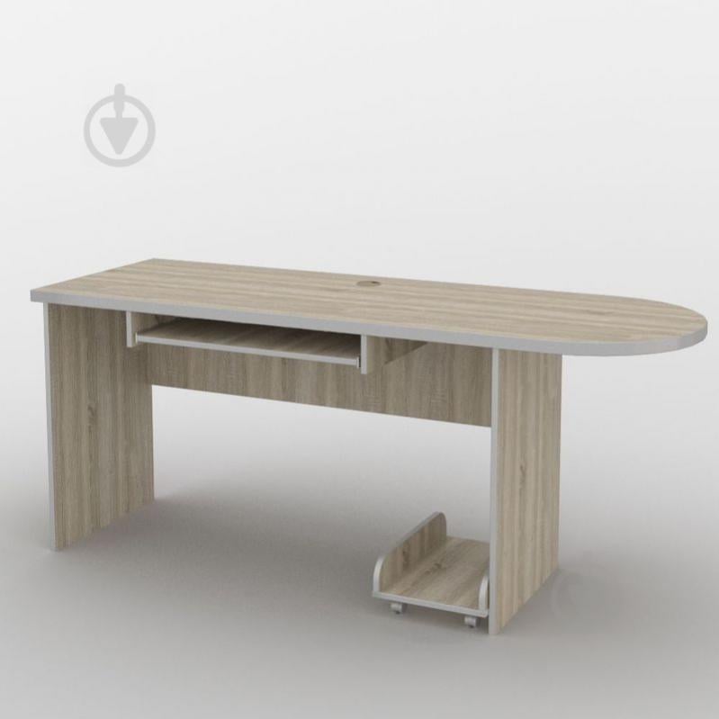 Письменный стол Тиса Мебель СМ-14/2 Ш.-1800мм Г.-600мм Дуб сонома