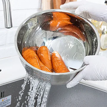 Миска-друшляк 26x12,8 см 4,5 л (C01690) - фото 7