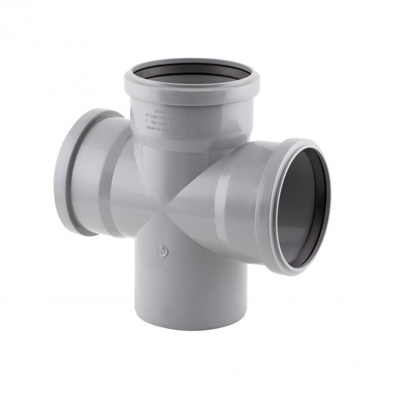 Хрестовина каналізаційна TA Sewage 110 мм 90° (CZ110005) Хрестовина каналізаційна TA Sewage 110 мм 90° (CZ110005)