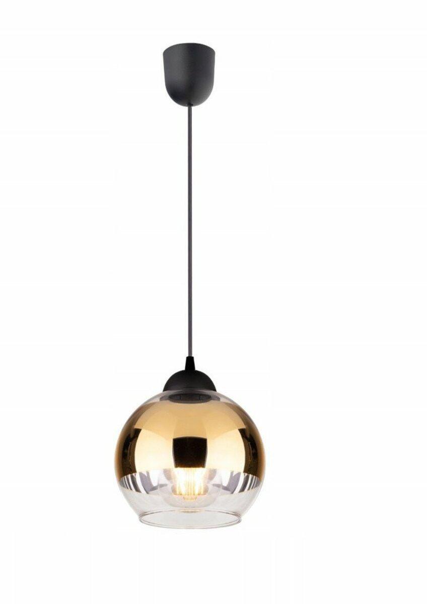 Світильник підвісний Light House SRS-19677/1 BK плафон чорний Золотий/Прозорий