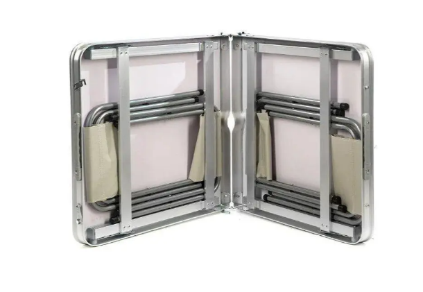 Стол туристический с ручкой для пикника/рыбалки усиленный и усиленные стулья 4 шт. Коричневый - фото 3 Стол туристический с ручкой для пикника/рыбалки усиленный и усиленные стулья 4 шт. Коричневый - фото 3