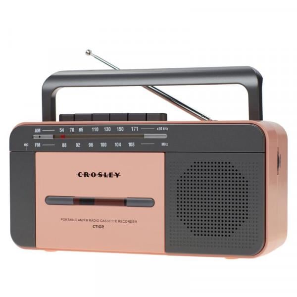 Касетний плеєр Crosley CT102A-RG4 Pink/Grey