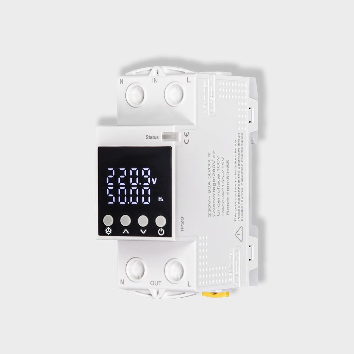 Реле с энергомониторингом Moes 80А WiFi