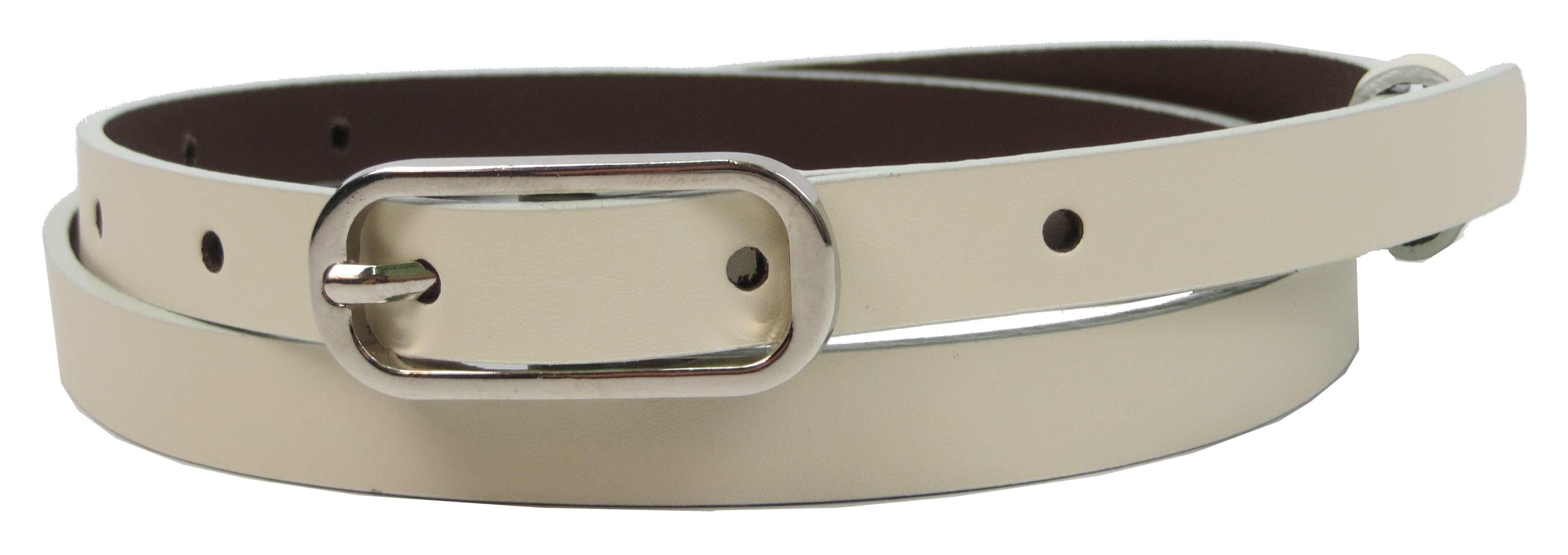 Ремень женский Rovicky кожаный Белый (PDR1,5 white)