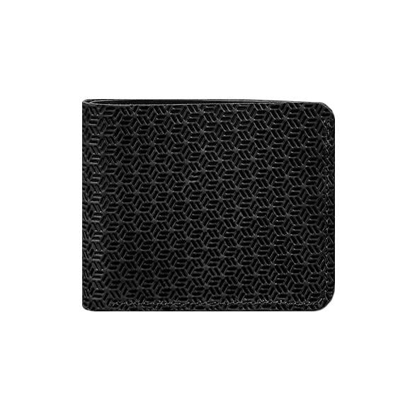 Портмоне мужское кожаное 4.1 4 кармана Карбон Черный (A-026204)