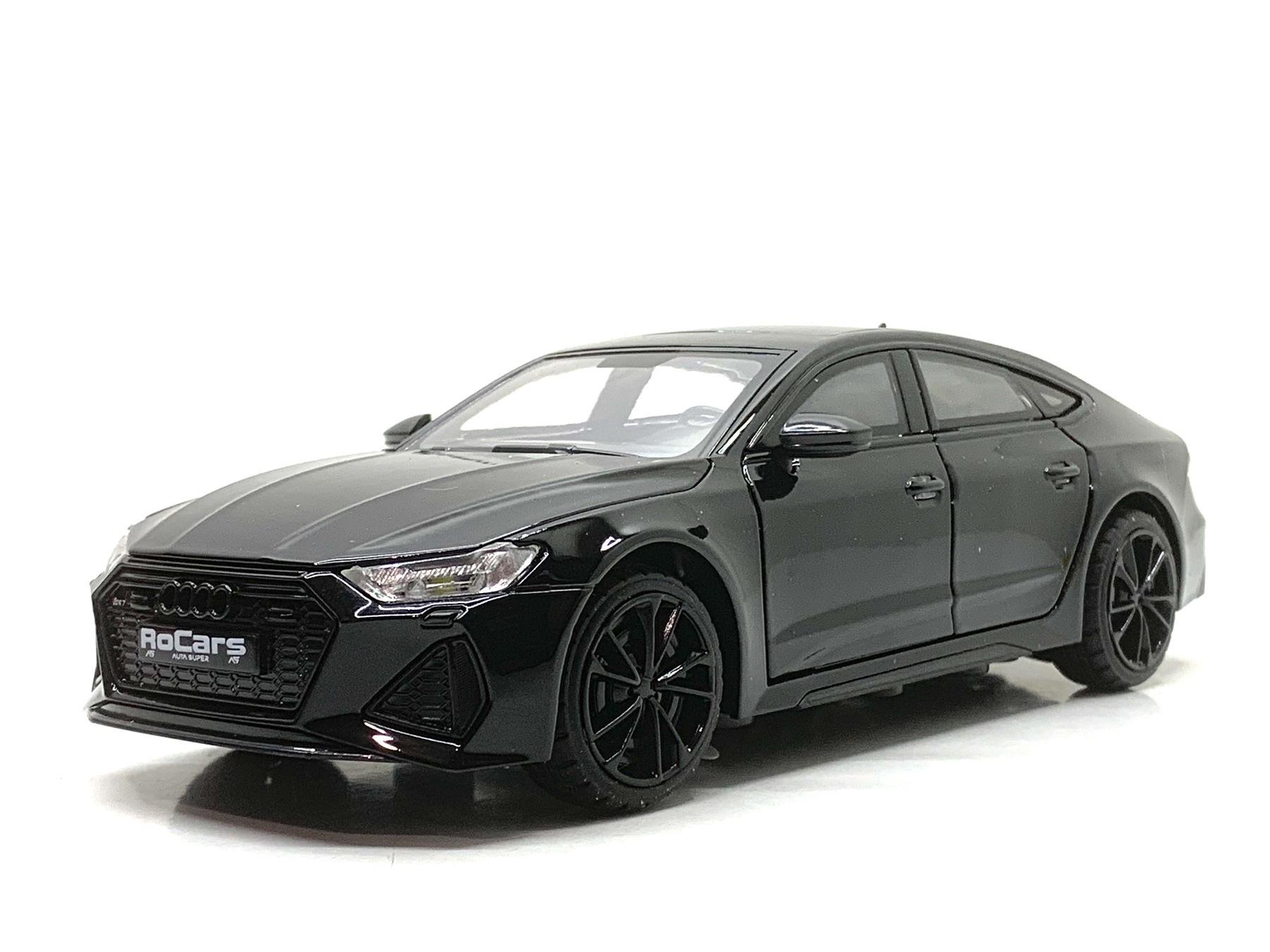 Машина АвтоСвіт Audi RS 7 инерционная открываются двери/капот/багажник 21 см Черный (AP-1963)