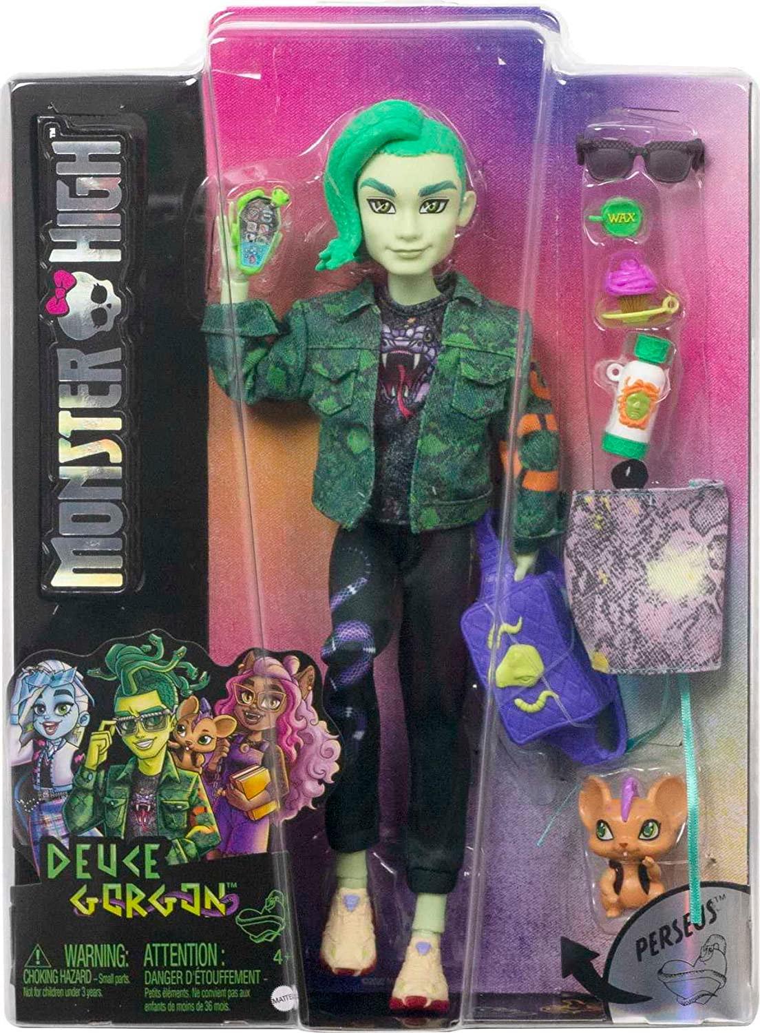 Кукла Monster High Deuce Gorgon Posable Fashion Doll 2022 - фото 6