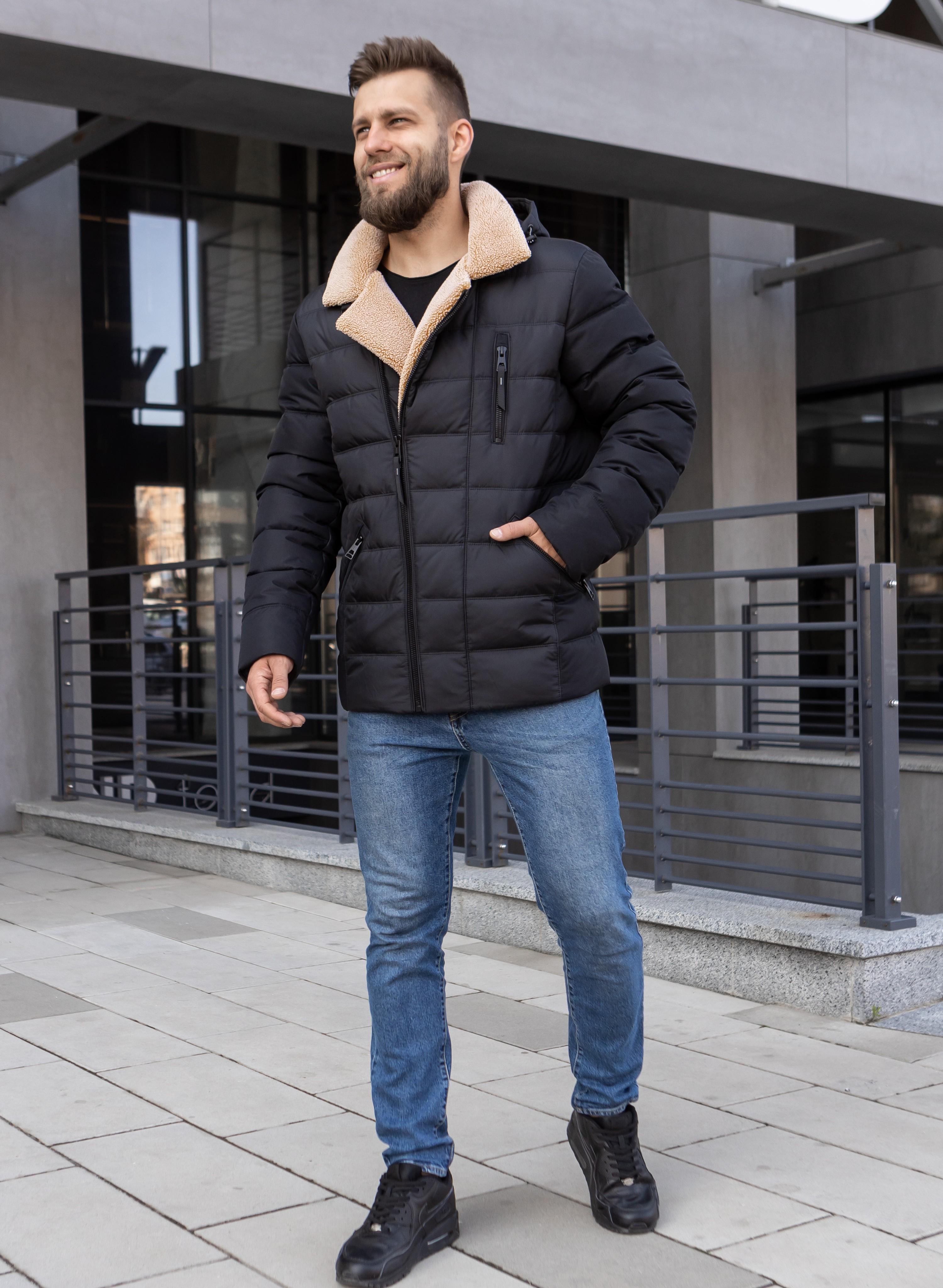 Куртка мужская зимняя Vavalon 269-V р. 68 Черный (29159271) - фото 7