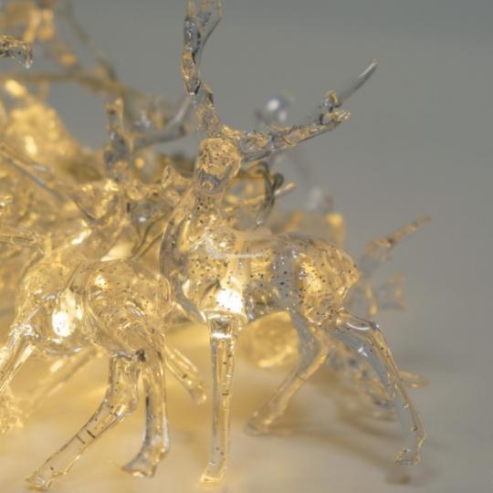 Гирлянда-штора светодиодная Елени из ПВХ 10 LED от электросети 3 м Желтый (150-81-9133-027) - фото 2 Гирлянда-штора светодиодная Елени из ПВХ 10 LED от электросети 3 м Желтый (150-81-9133-027) - фото 2