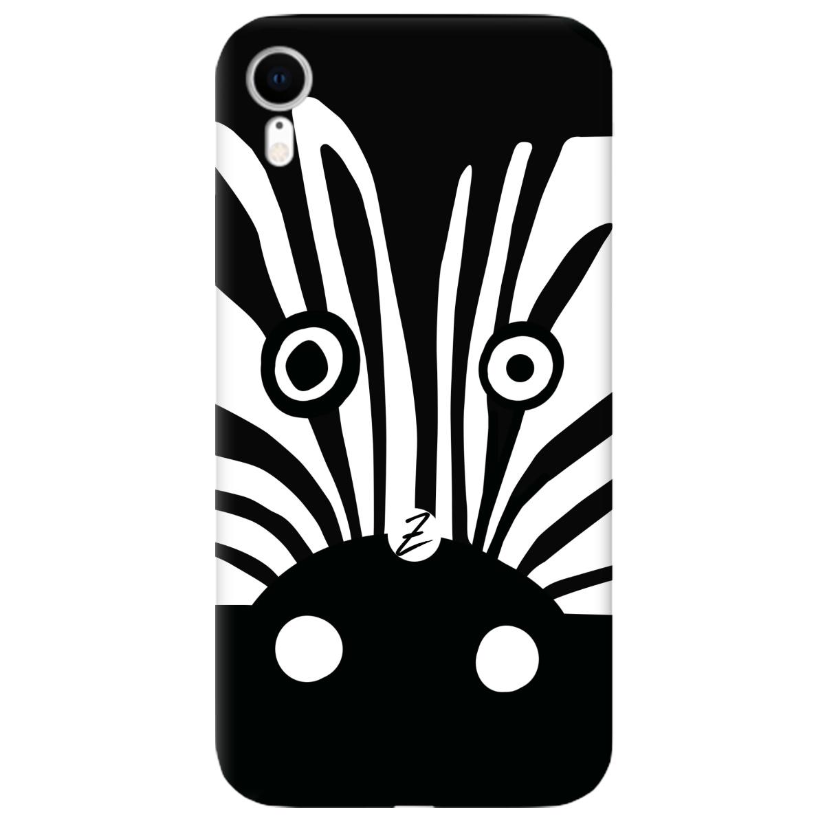 Силіконовий чохол Zorrov для Apple iPhone XR - Zebra (11170040086051881)