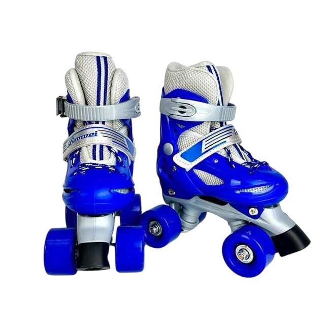 Ролики дитячі Best Roller колеса PVC 14,5-16 см XS р. 27-30 см Blue (161501) - фото 1