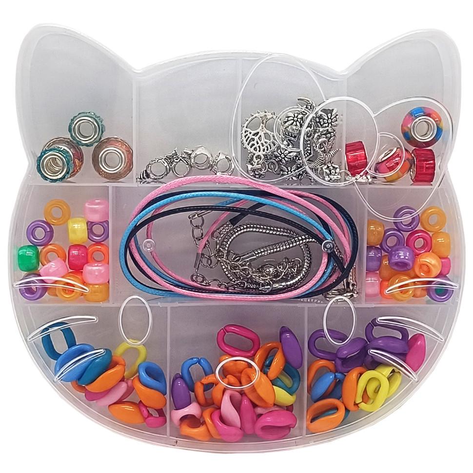 Набір бісеру для виготовлення креативних аксесуарів 215 намистини бісер підвіски