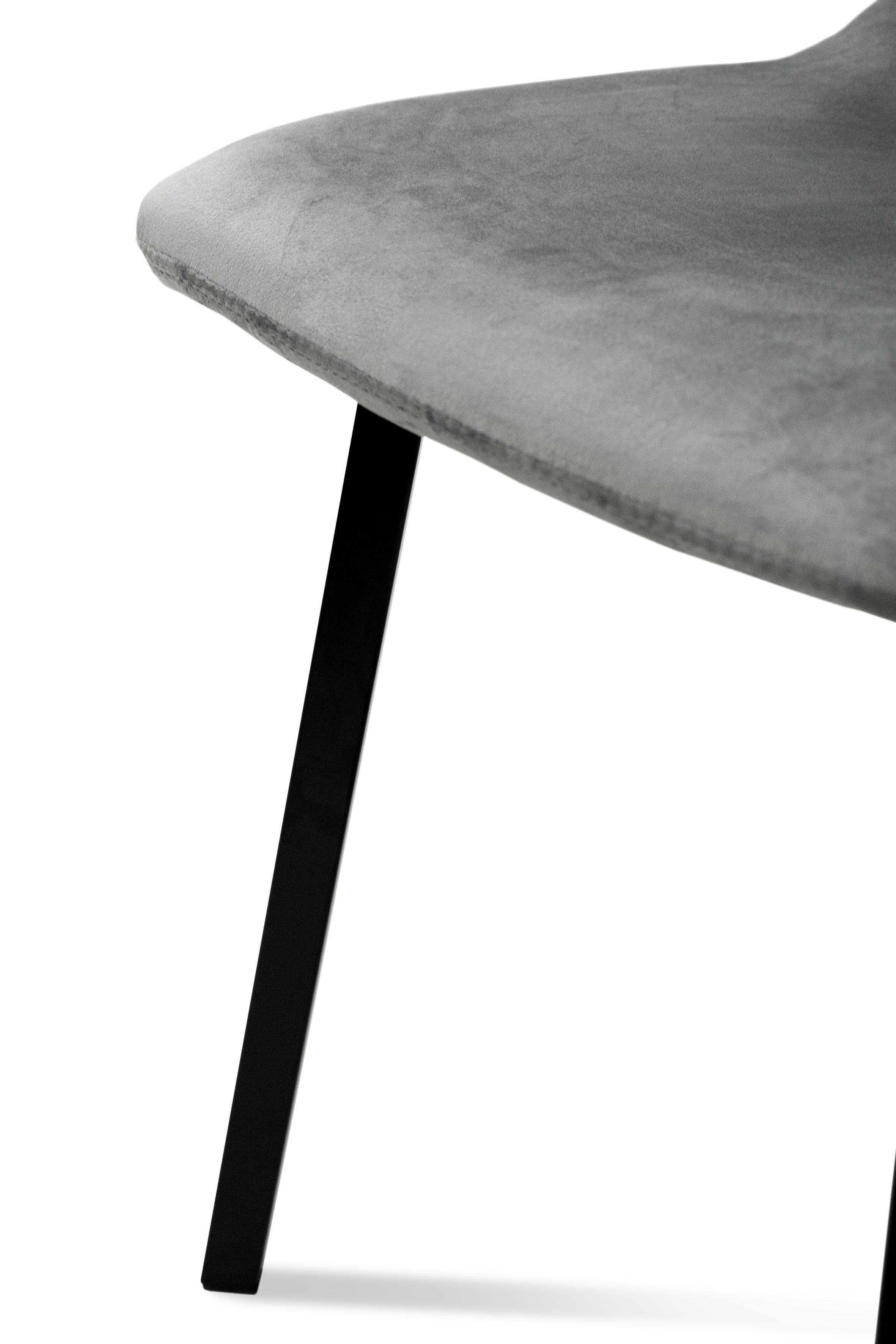 Стілець для кухні та вітальні ГРЕЙС Некст 440х890х480 мм Чорний/Сірий (GAА0056390) - фото 2 Стілець для кухні та вітальні ГРЕЙС Некст 440х890х480 мм Чорний/Сірий (GAА0056390) - фото 2