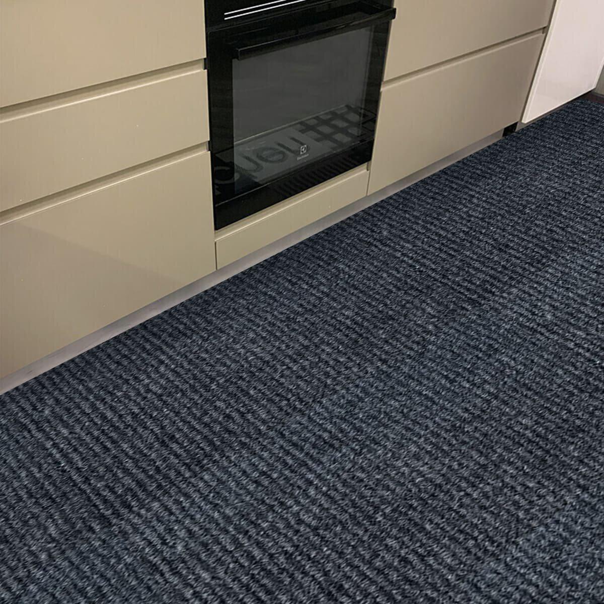 Ковровая плитка самоклеящаяся Ковролин 300х300х4,5 мм Темно-серый (SW-00001420) - фото 6