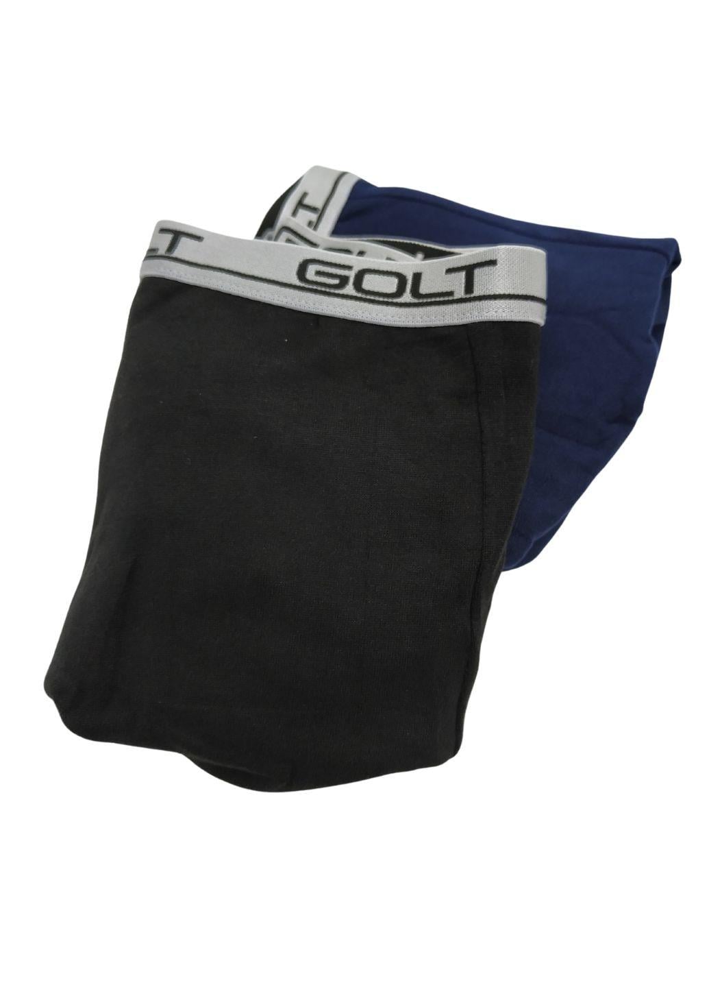 Набор мужских трусов боксерок GOLT 355-52 XL 2 шт. Синий (355-52)