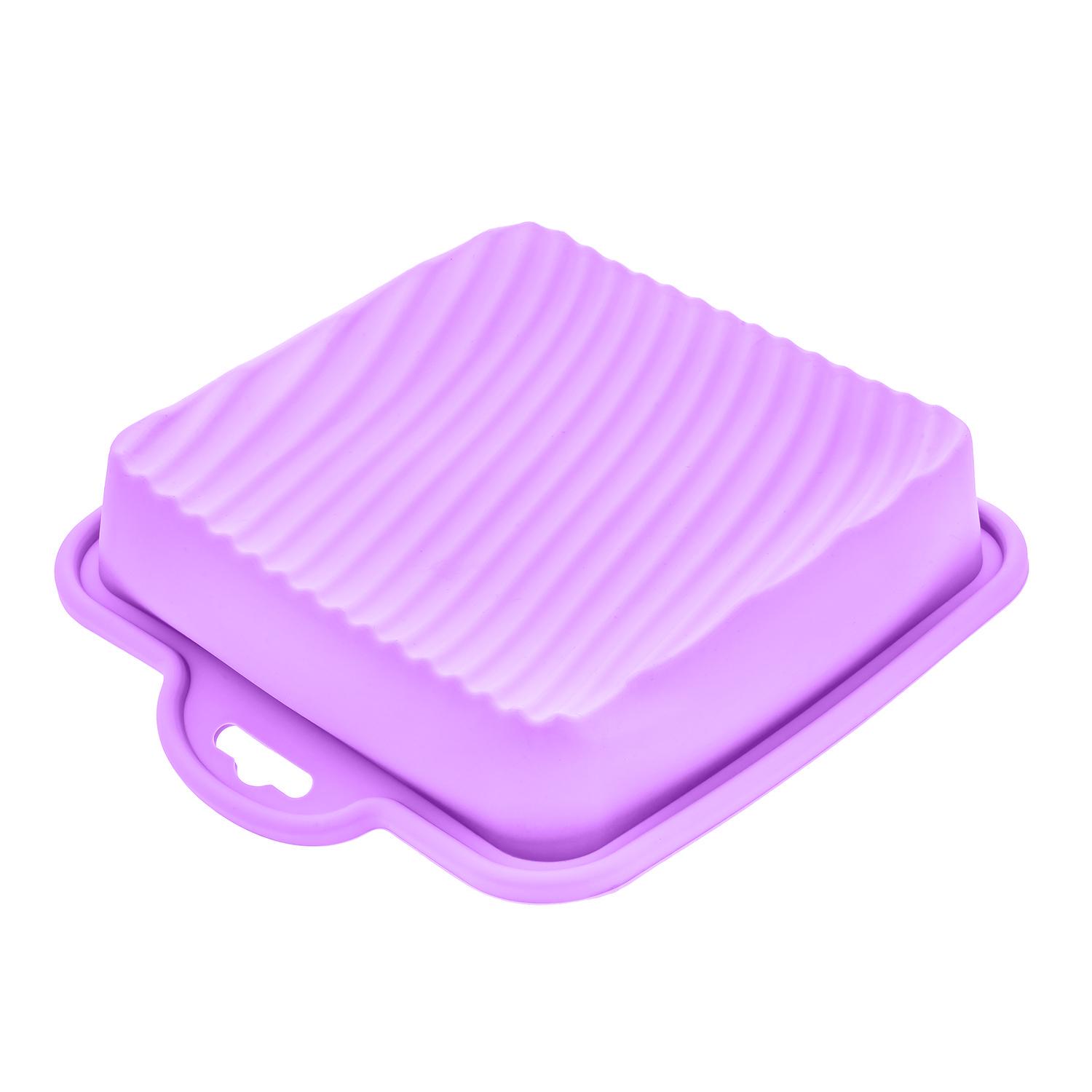 Форма для випічки A-PLUS 18х18 см Фіолетовий (2049318728) - фото 4 Форма для випічки A-PLUS 18х18 см Фіолетовий (2049318728) - фото 4