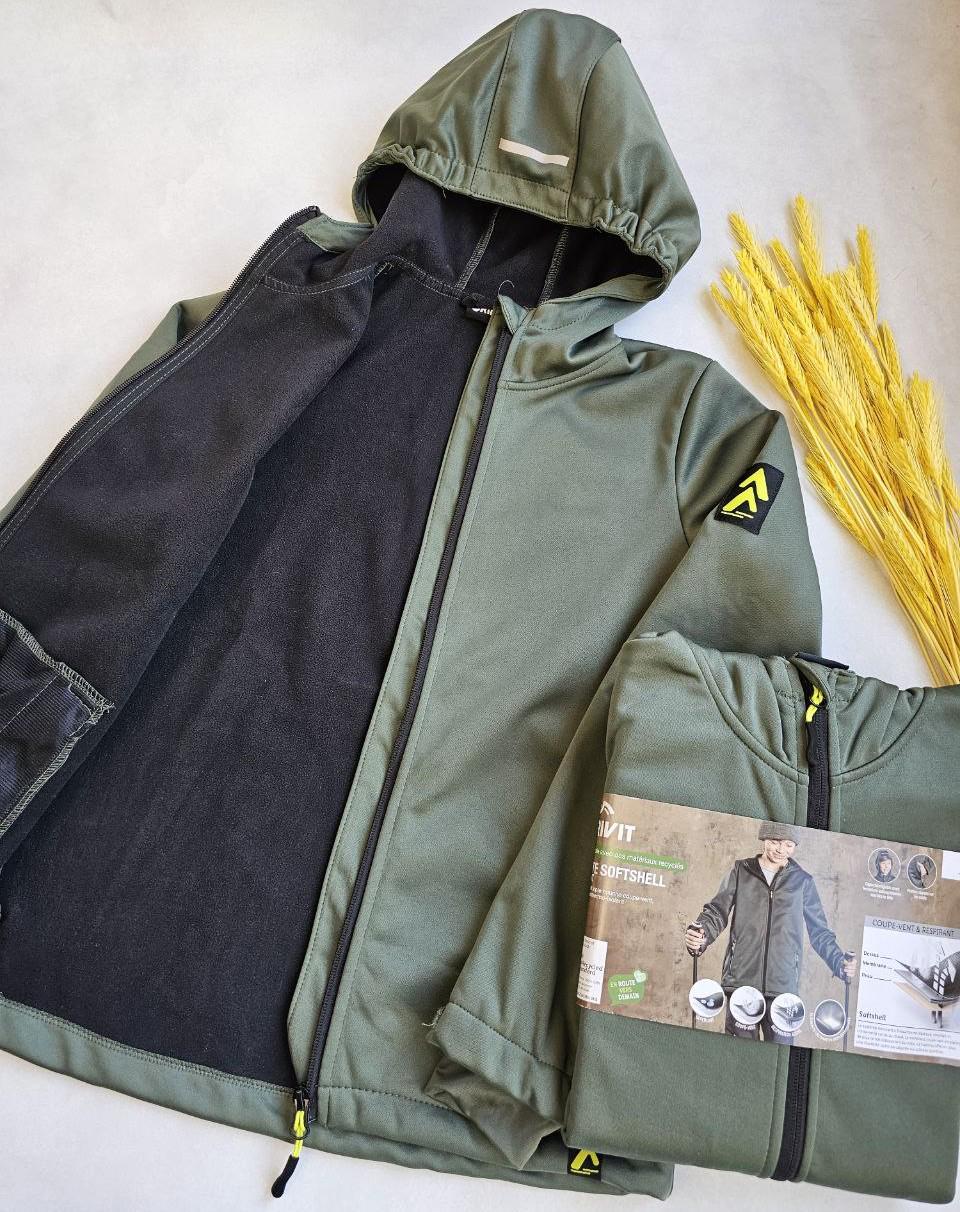 Куртка-софтшел на флісі CRIVIT 146-152 см (023959) - фото 3