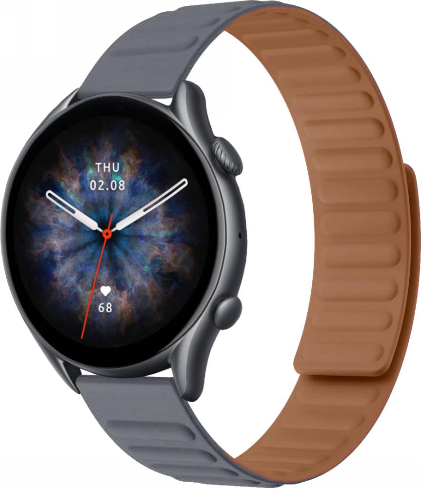 Ремешок Magneter для Amazfit GTR 3 Pro Grey (26654-33)