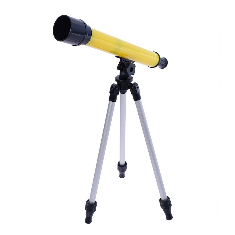 Телескоп настольный Подзорная труба со штативом Желтый