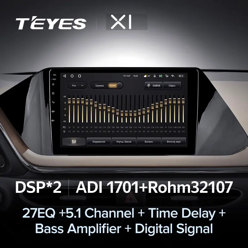 Автомагнитола штатная Teyes X1 для Hyundai Sonata DN8 2019-2020 Android (1632842709) - фото 4