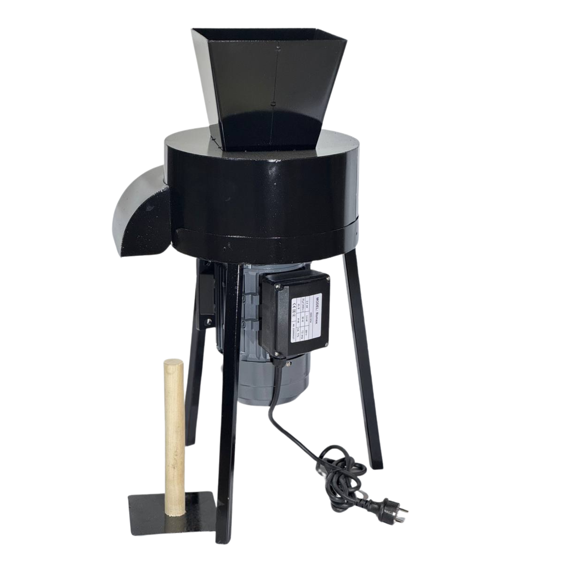 Измельчитель 2в1 соломорезка и сенорезка с ситом 8 мм и электродвигателем Romex 2,5 кВт 220 В