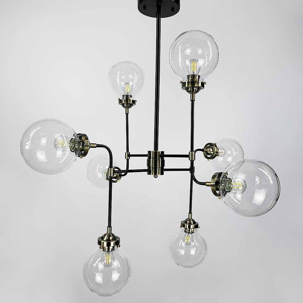 Люстра стельова на 8 плафонів в стилі Loft (MJ 79/8)