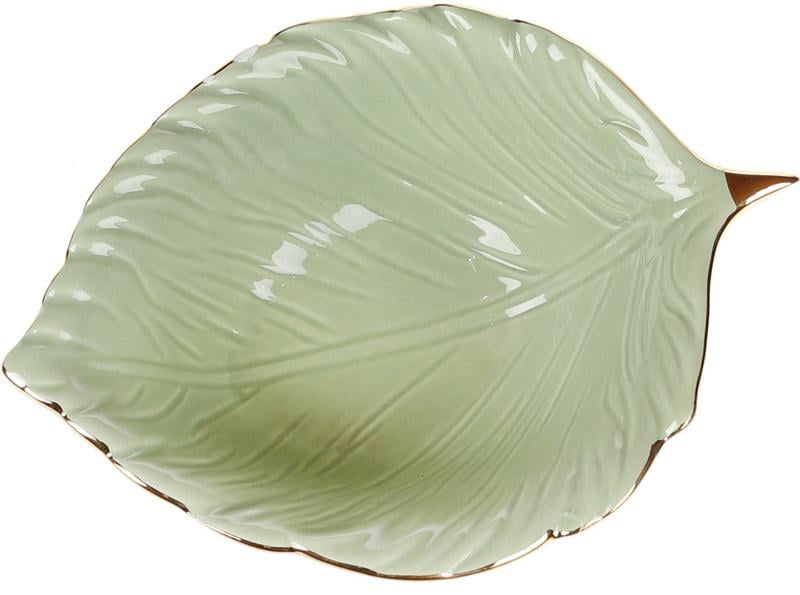 Набор пиал Bergamo Лист 250 мл 4 шт. Оливковый