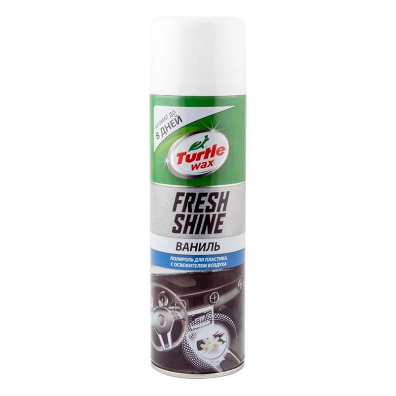 Полироль для пластика TURTLE WAX Fresh Shine Ваниль аэрозоль 500 мл (53010)