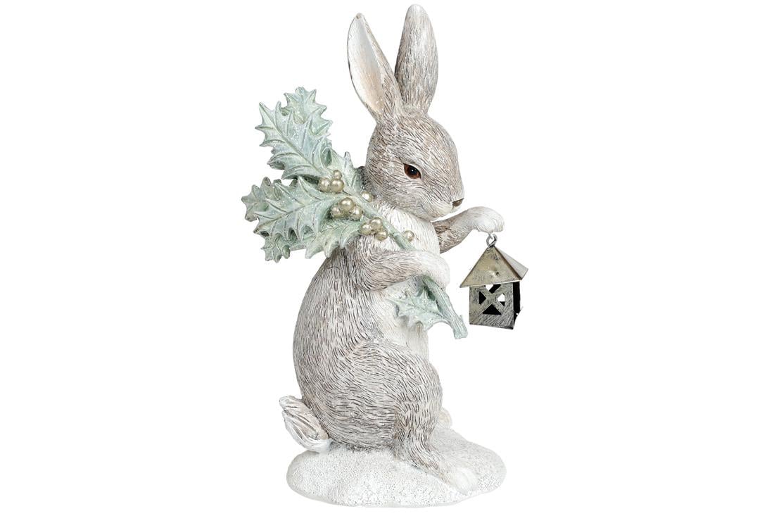 Декоративная статуэтка BonaDi Заяц с подарками 19,5 см (707-780)