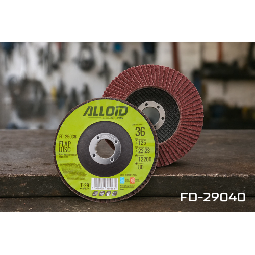 Круг пелюстковий торцевий Alloid 125 мм P40 T29 (00000061423) - фото 2