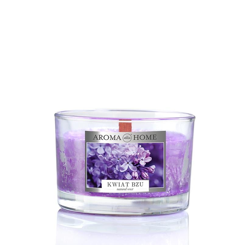 Ароматична свічка Aroma Home Natural Waxes Candle LILAC FLOWER 115 г (83666)