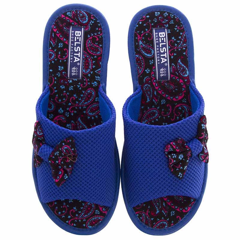 Тапочки женские Белста бантик сбоку р. 38 Синий (4100341_38)