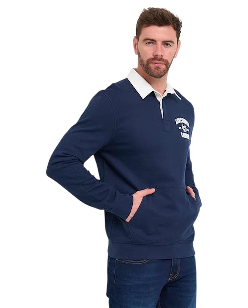 Світшот-поло чоловічий Lee Cooper 10395419.021 L Темно-синій (5942723130617) - фото 2 Світшот-поло чоловічий Lee Cooper 10395419.021 L Темно-синій (5942723130617) - фото 2