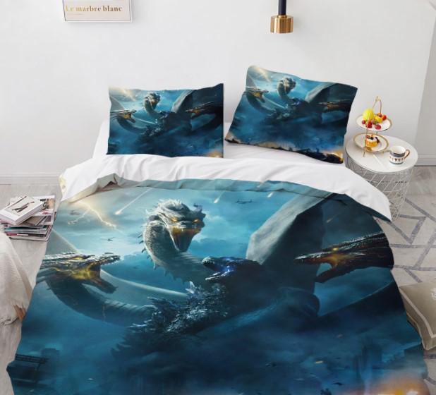 Комплект постельного белья с 3D рисунком Godzilla #15