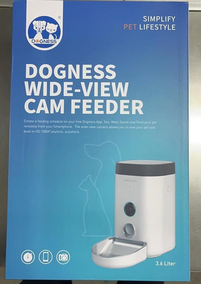 Годівниця для котів і собак автоматична Dogness Cam Wi-fi з камерою та дозатором 3,6 л Рожевий (12446) - фото 11