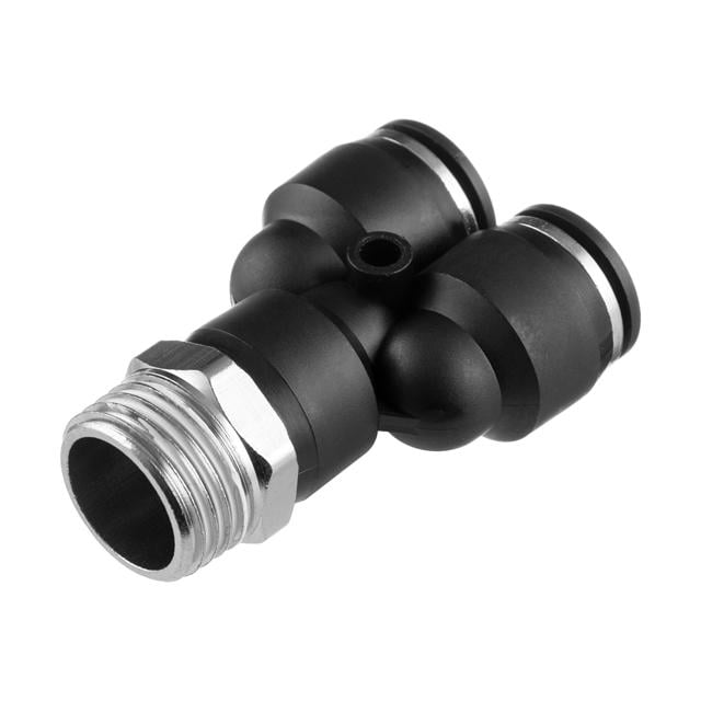 Соединение цанговое Y-образное Intertool для полиуретановых шлангов 12х12 мм 1/2" наружная резьба (PT-2389)