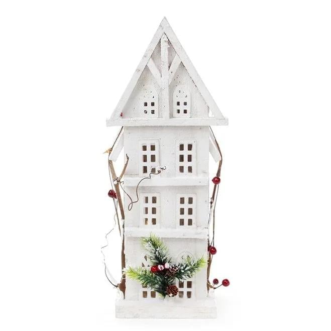 Деревянный Домик с LED-подсветкой Flora (12406)