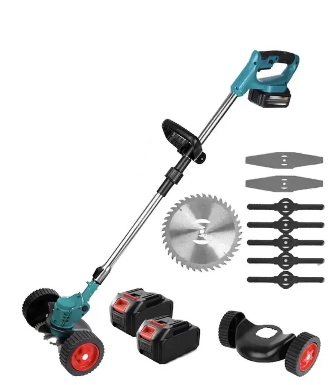 Тример садовый на колесиках ART 1301-1 48W 2 аккумулятора/14 насадок 5 А/ч (1301-1 GAZONA) Тример садовый на колесиках ART 1301-1 48W 2 аккумулятора/14 насадок 5 А/ч (1301-1 GAZONA)