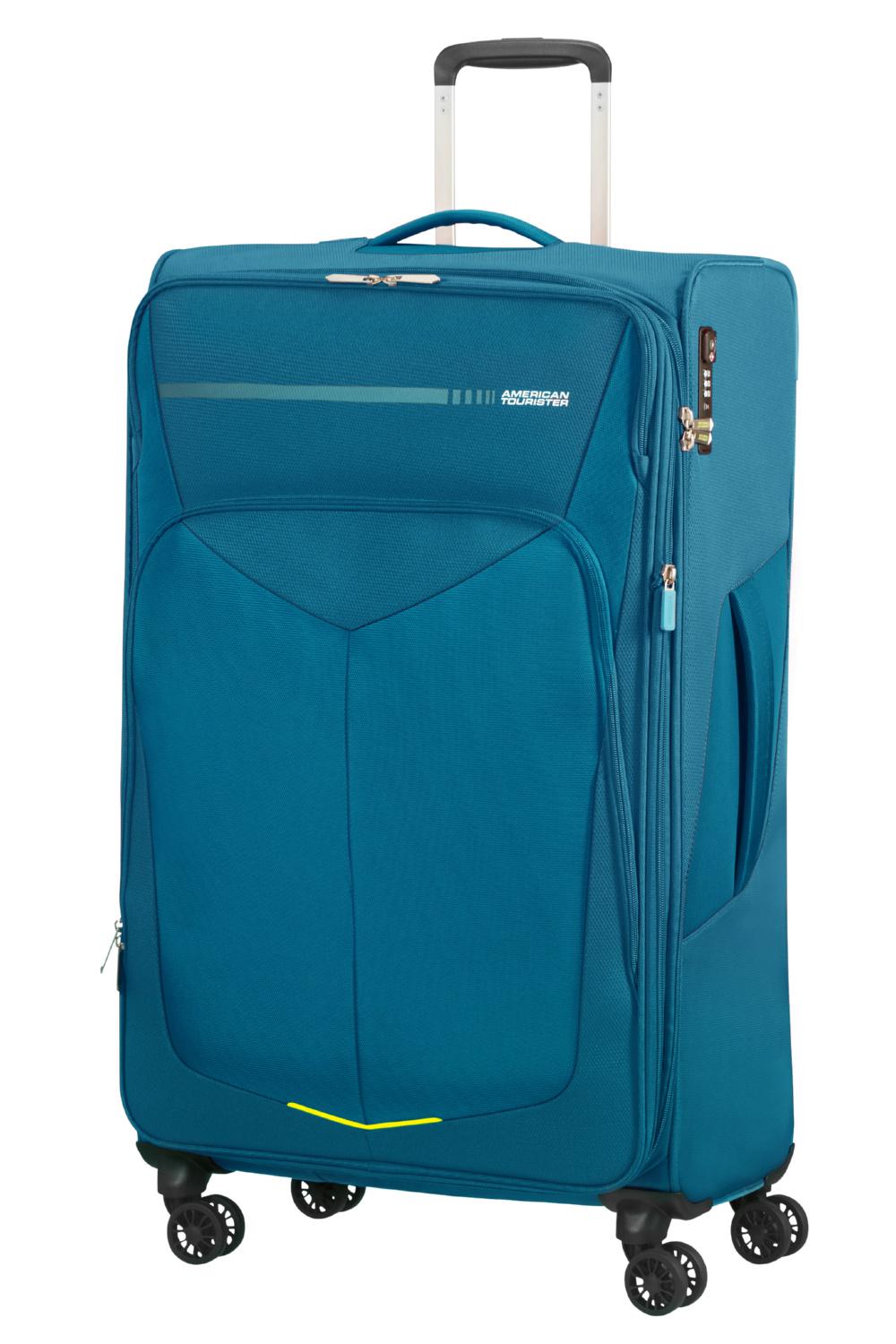 Валіза з розширенням American Tourister Summerfunk 79x46,5x30,5/32,5 см Бірюзова (78G-51005) - фото 3