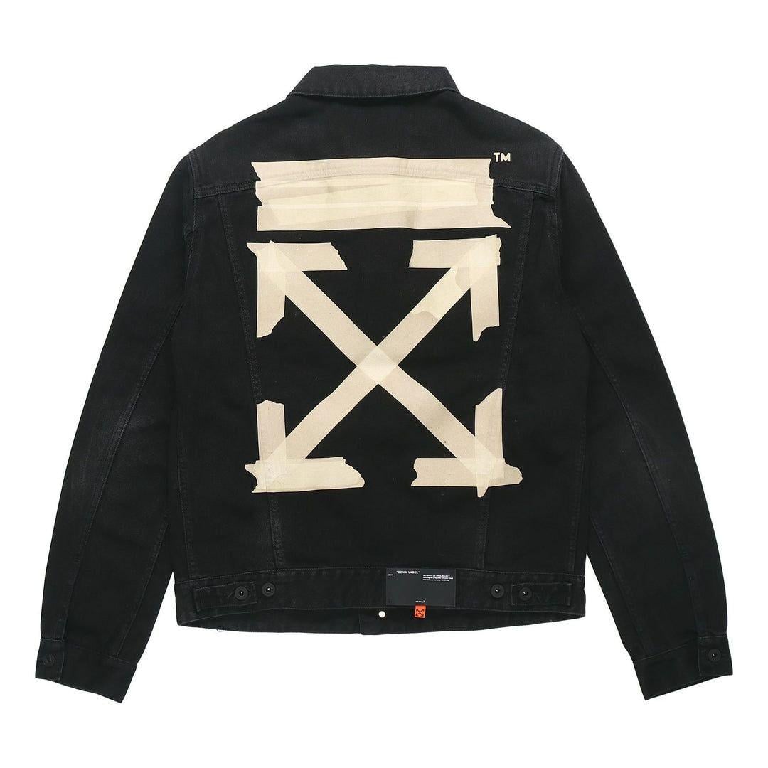 Куртка джинсова чоловіча Off-White Arrow Classic Denim Logo Jacket L Чорний (35015510) Куртка джинсова чоловіча Off-White Arrow Classic Denim Logo Jacket L Чорний (35015510)