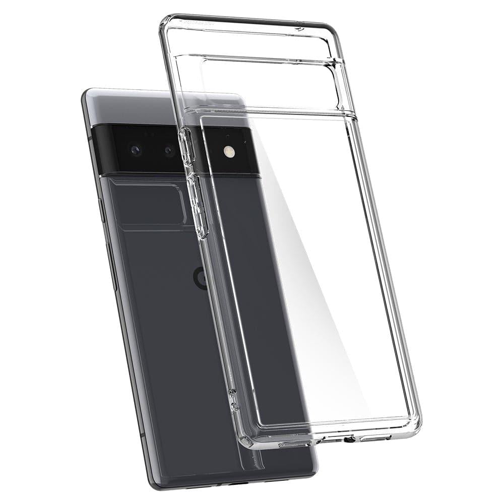 Чехол прозрачный противоударный Spigen Ultra Hybrid Crystal SPGACS03465 для Google Pixel 6 Pro (6.7") Clear