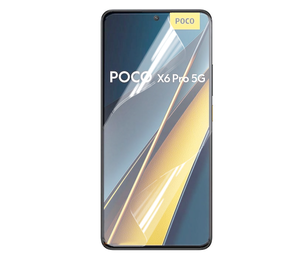 Противоударная гидрогелевая пленка Hydrogel Film для Xiaomi Poco X6 Pro, Transparent